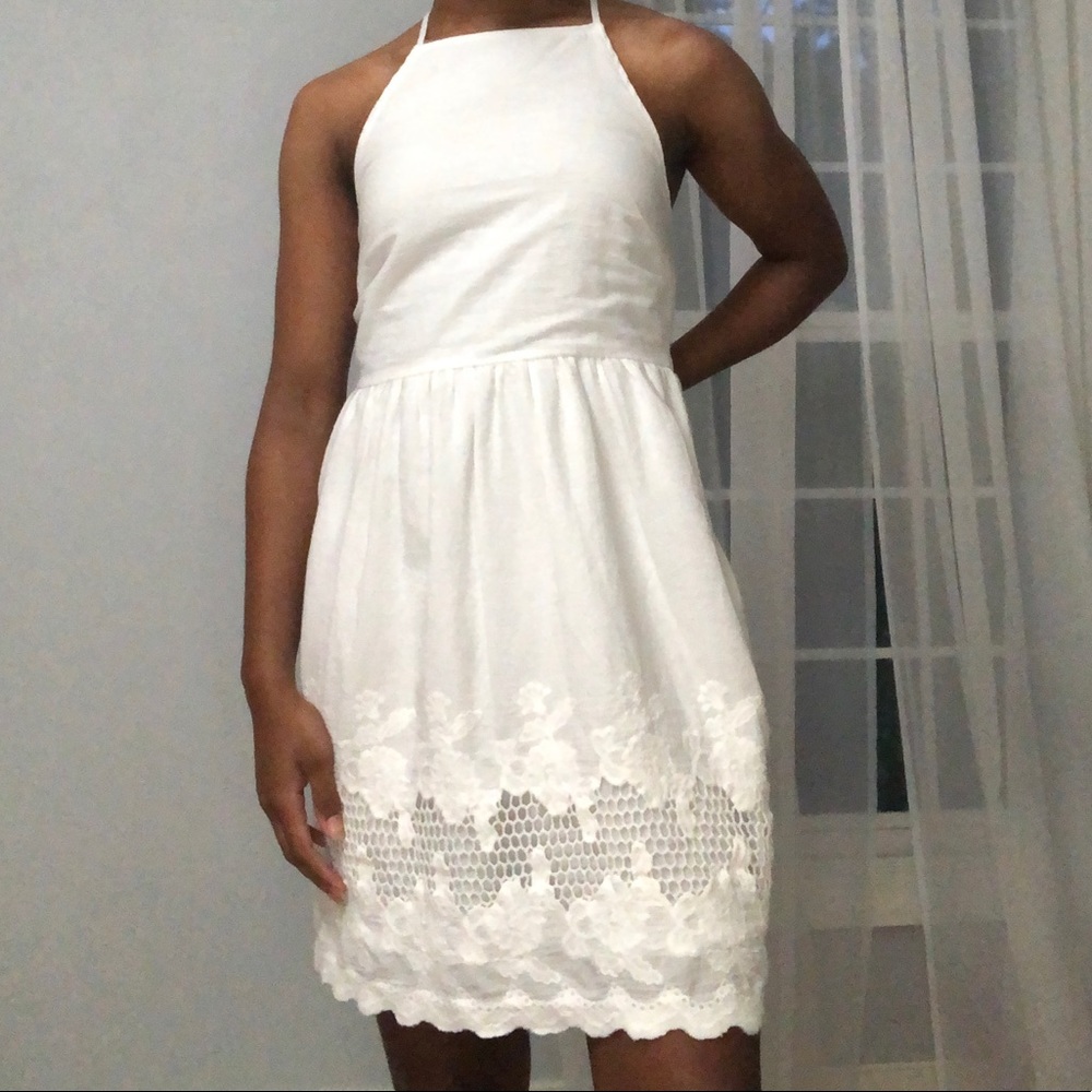 White summery dress